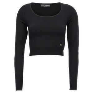 Dolce & Gabbana Logo Cropped Sweater - NWT